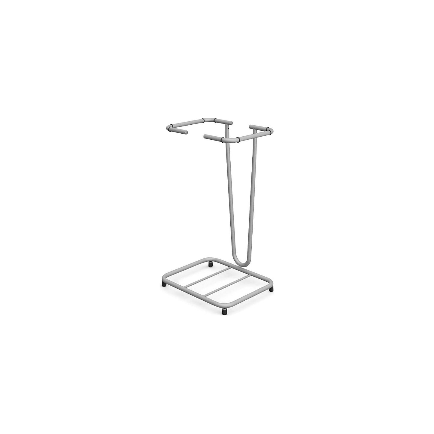 Waste sack stand without lid, for capacity 1 x 120 l, static frame, tubular steel, powder coated.
