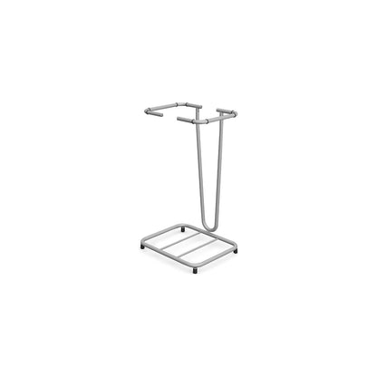 Waste sack stand without lid, for capacity 1 x 120 l, static frame, tubular steel, powder coated.