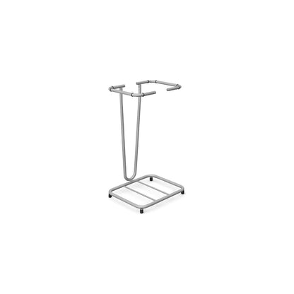 Waste sack stand without lid, for capacity 1 x 120 l, static frame, tubular steel, powder coated.