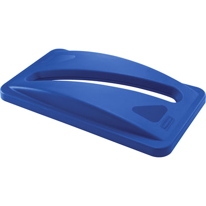 SLIM JIM® lid for 60 and 87 l containers, for slot for paper, blue.