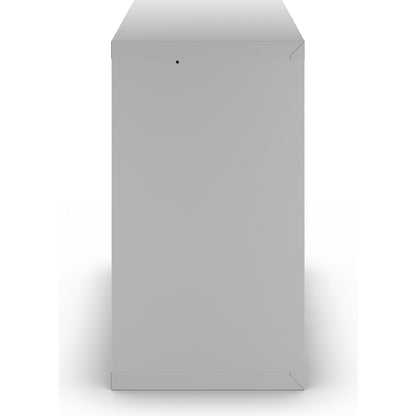 Drawer cupboard, HxWxD 900 x 1000 x 500 mm, 16 x 100 mm high drawers, body and drawers, grey.