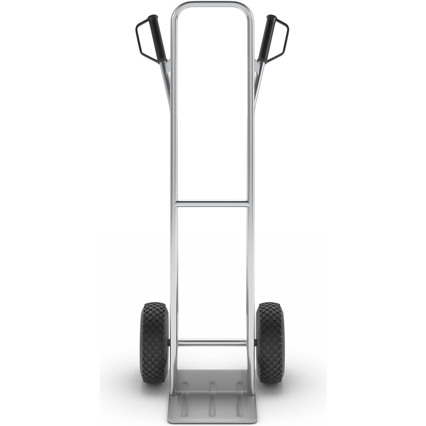 Sack truck made of aluminium, L model: for large and bulky items, with easy to handle pneumatic tyres.
