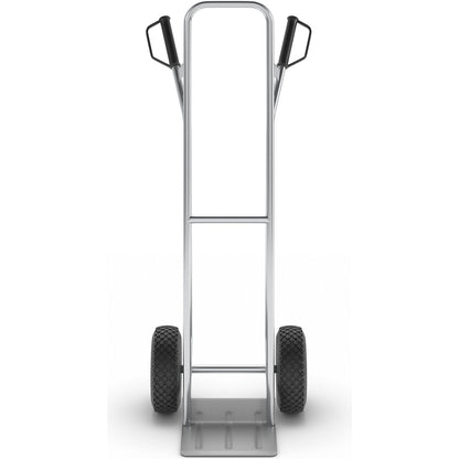 Sack truck made of aluminium, L model: for large and bulky items, with easy to handle pneumatic tyres.