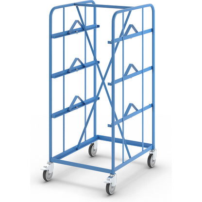 Order picking trolley, LxWxH 810 x 660 x 1520 mm, max. load 300 kg.