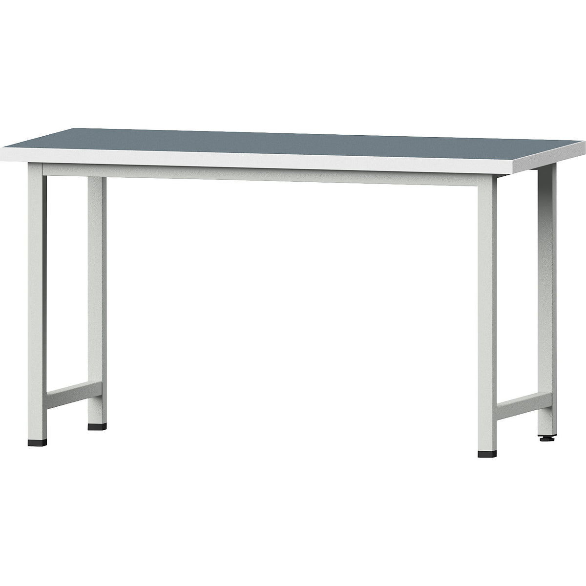 Workbench, Series V frame construction, standard model, W x D 1500 x 700 mm, universal worktop.