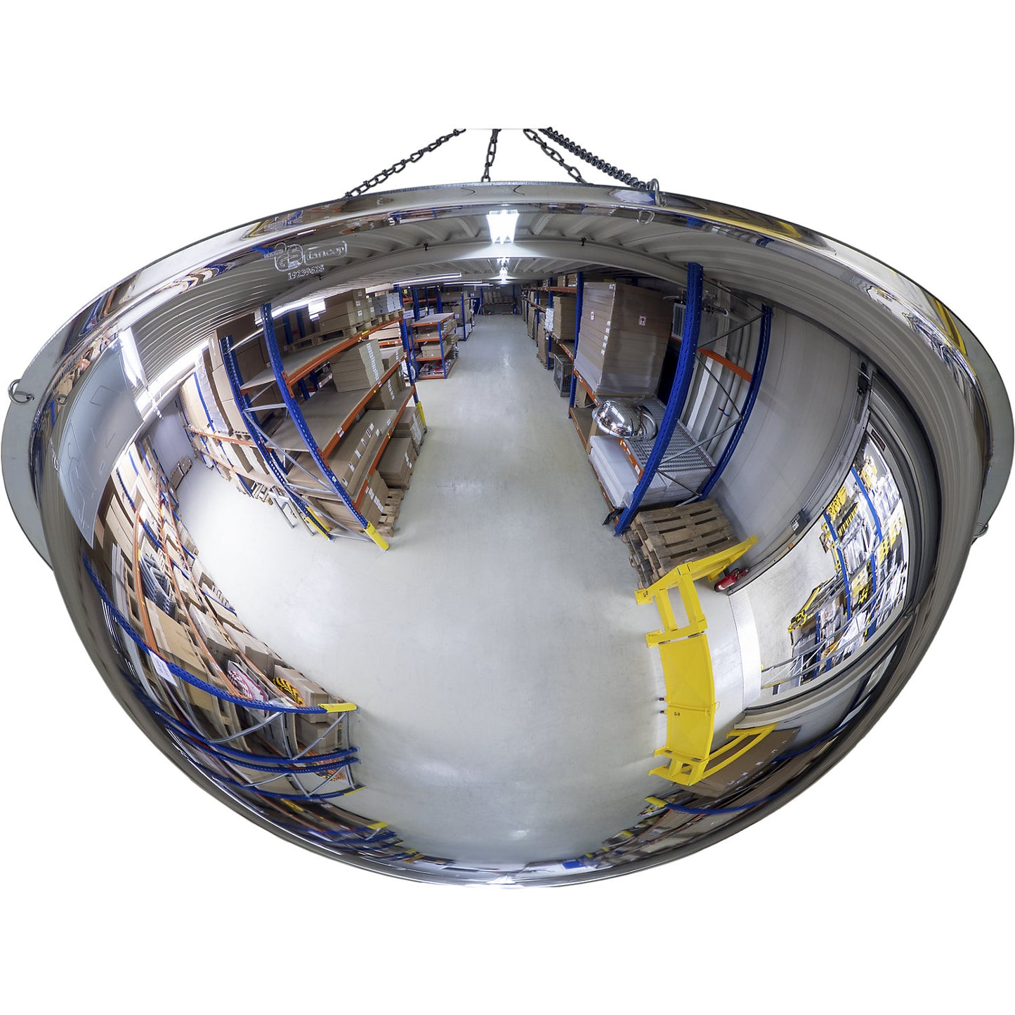 Panoramic mirror, 360° viewing angle, Ø 600 mm.