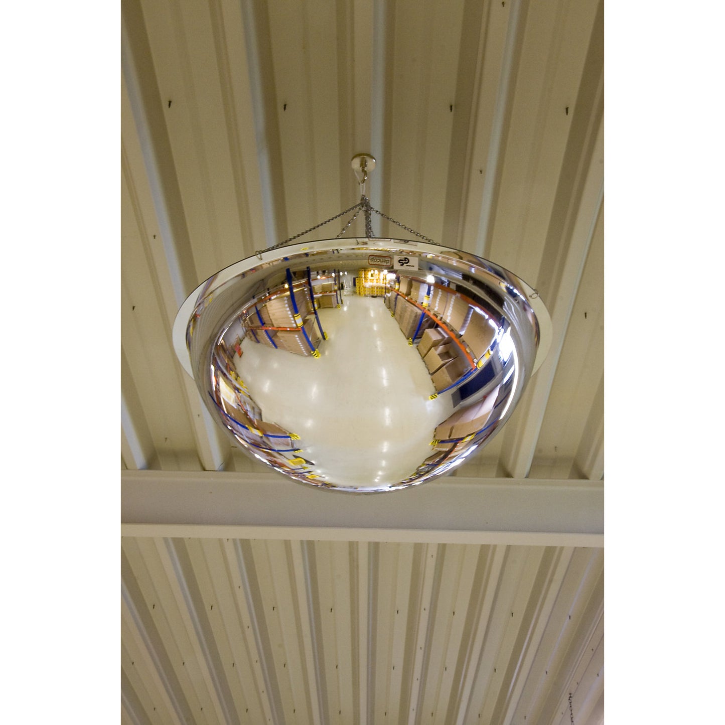 Panoramic mirror, 360° viewing angle, Ø 800 mm.