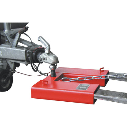 Shunting aid, with coupling ball, red.