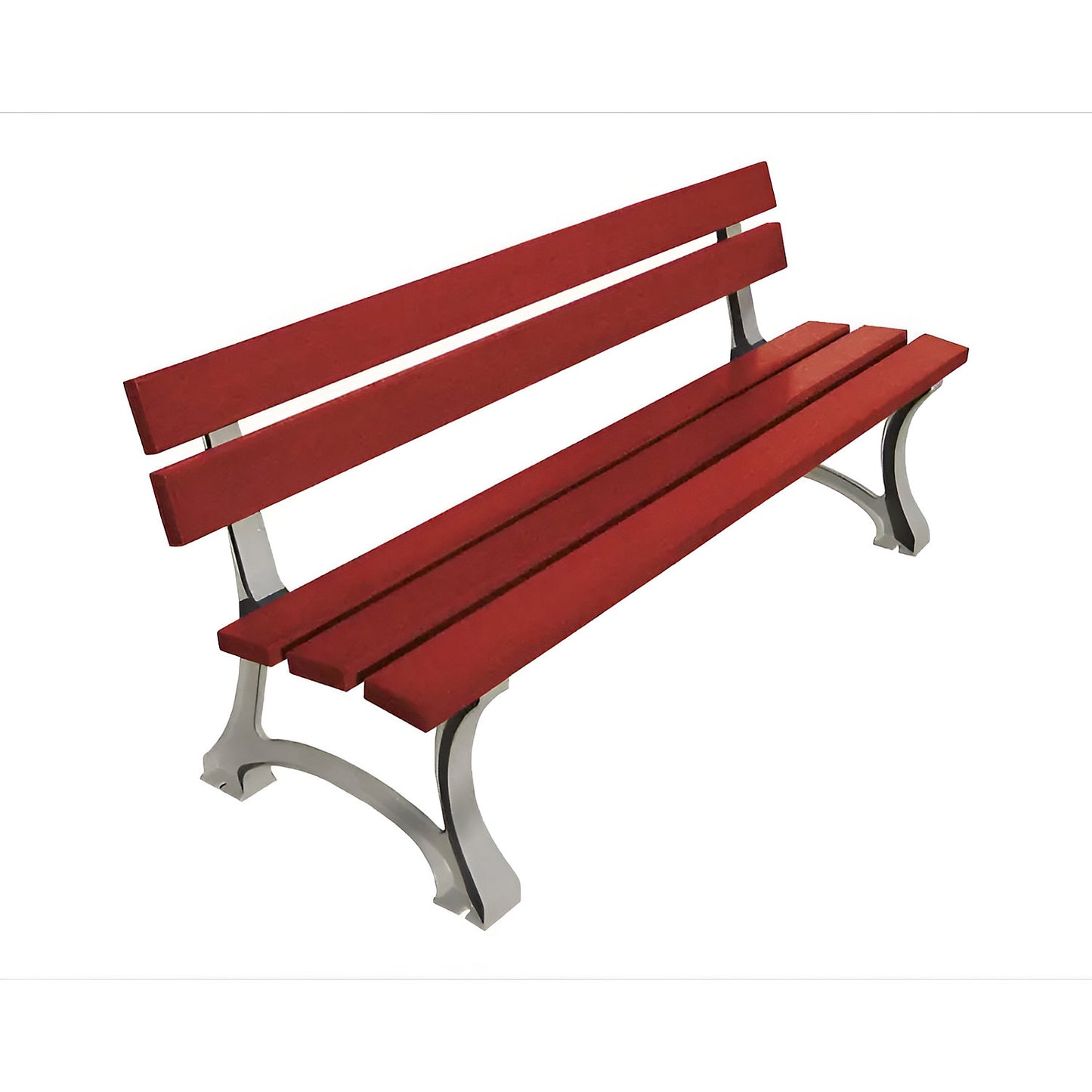 MORA bench, length 1800 mm, tropical wood, light oak, black.