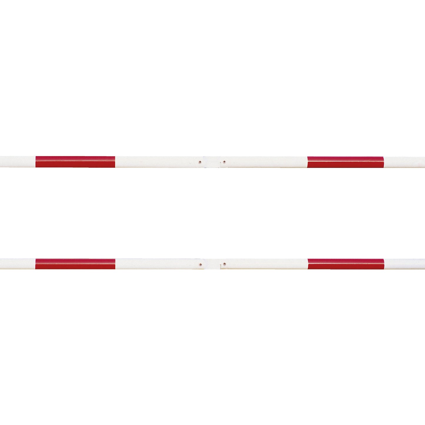 Railing system, cross pipe Ø 60 mm, red/white, length 2000 mm.
