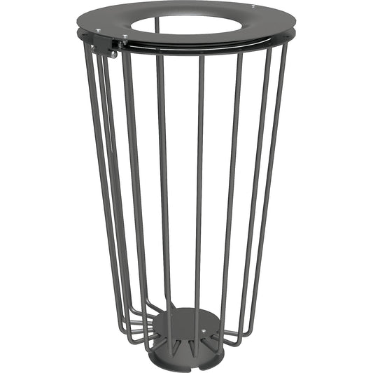 LOFOTEN waste basket, capacity 100 l, grey.