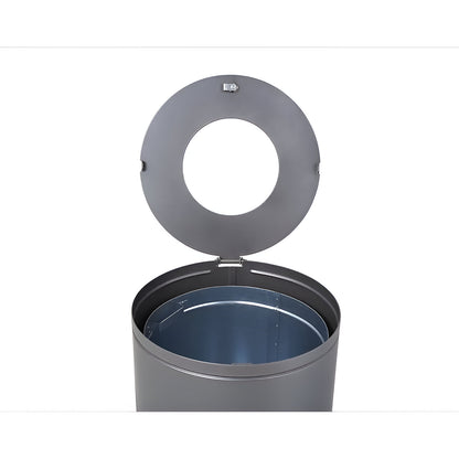 OLBIA outdoor waste collector, capacity 80 l, with inner container, grey.
