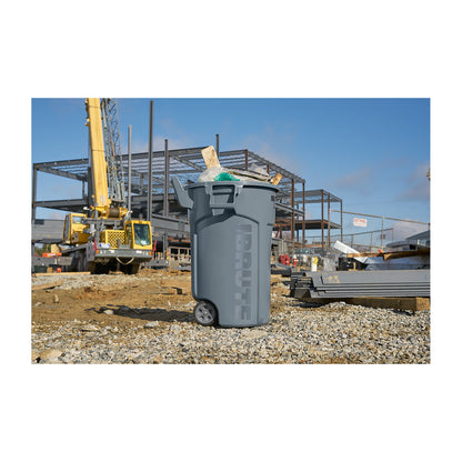 BRUTE® wheeled universal container, capacity 166 l, round.