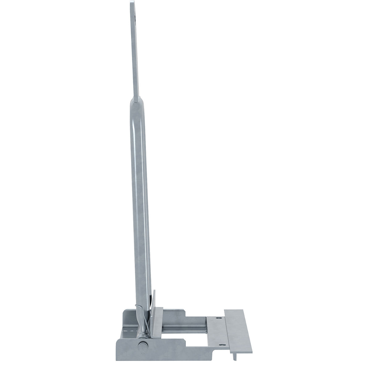 Drawbar set, for connection plate, zinc plated.