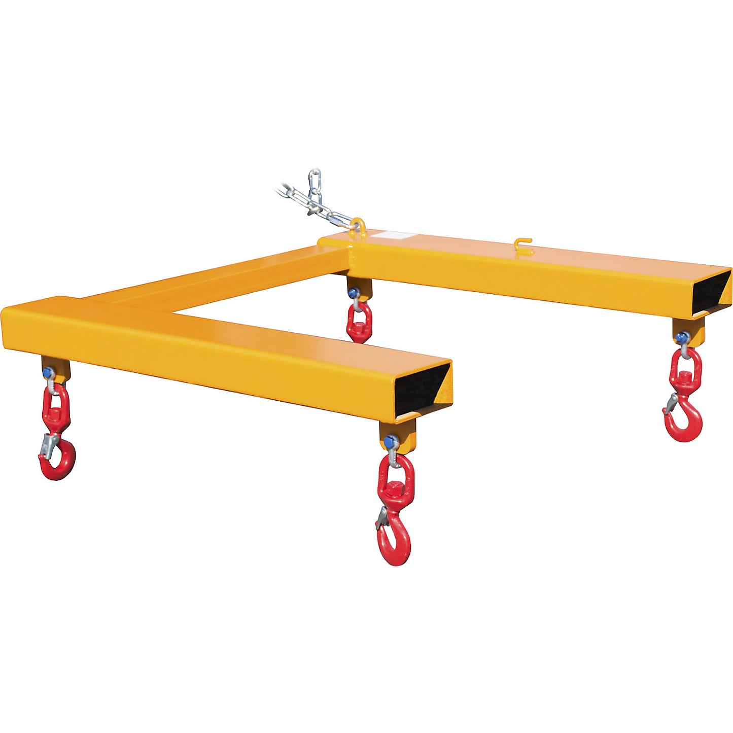 Beam for big bags, max. load 1250 kg, yellow orange RAL 2000.