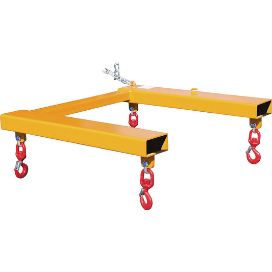 Beam for big bags, max. load 1250 kg, yellow orange RAL 2000.