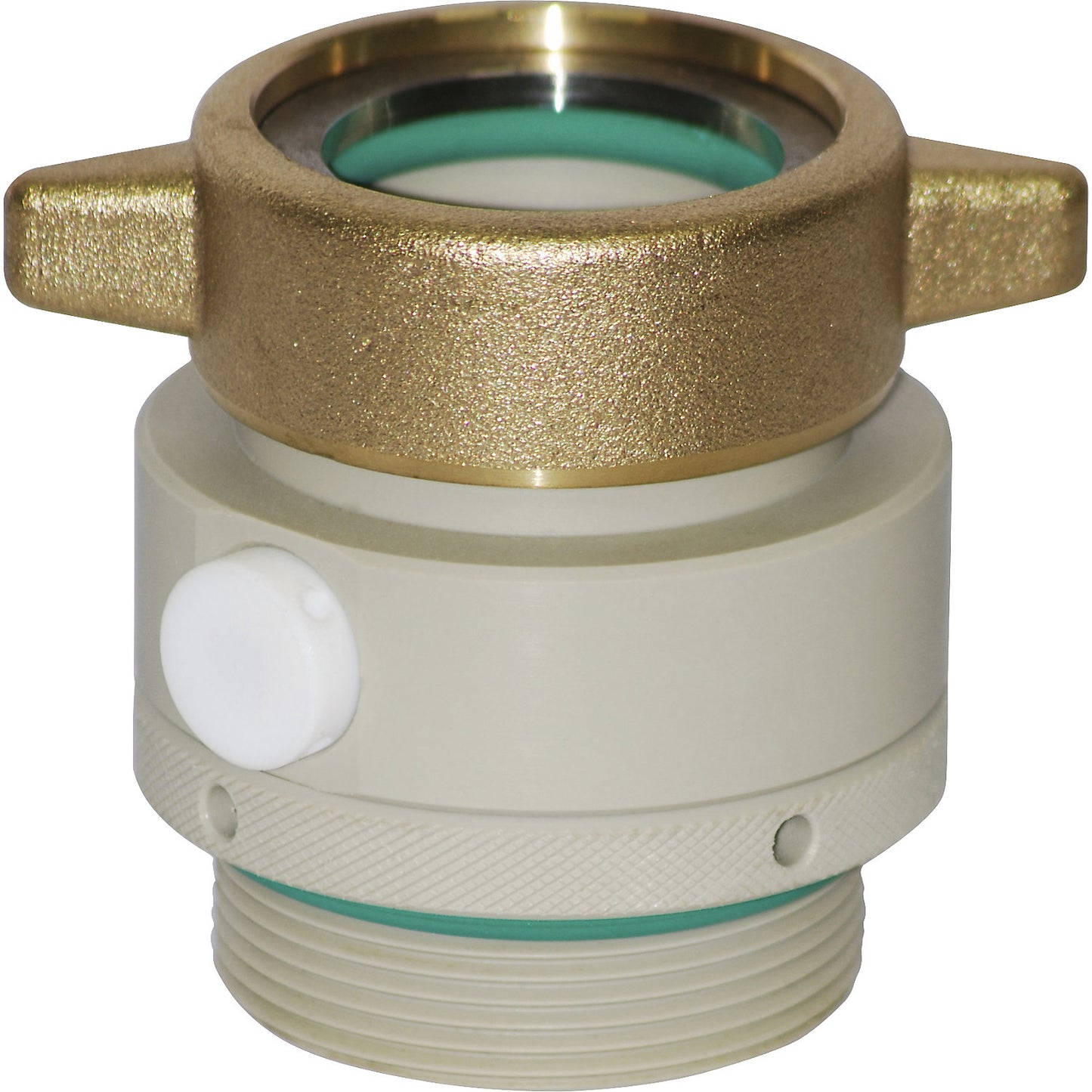 Emission protection drum adapter, polypropylene, for pump unit Ø 41 mm, thread G 2''.