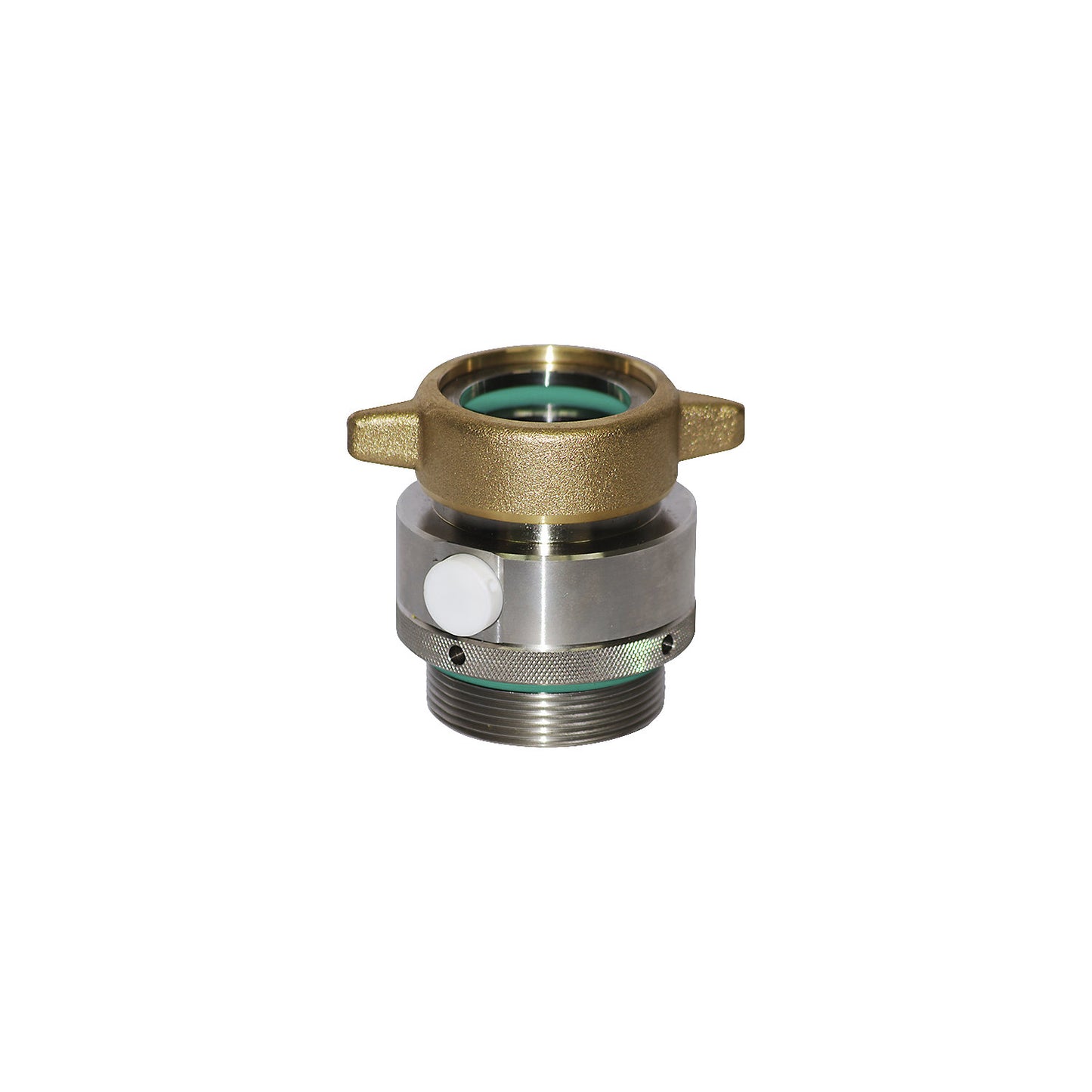 Emission protection drum adapter, 1.4571 stainless steel, for pump unit Ø 41 mm, thread G 2''.