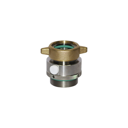 Emission protection drum adapter, 1.4571 stainless steel, for pump unit Ø 41 mm, thread G 2''.