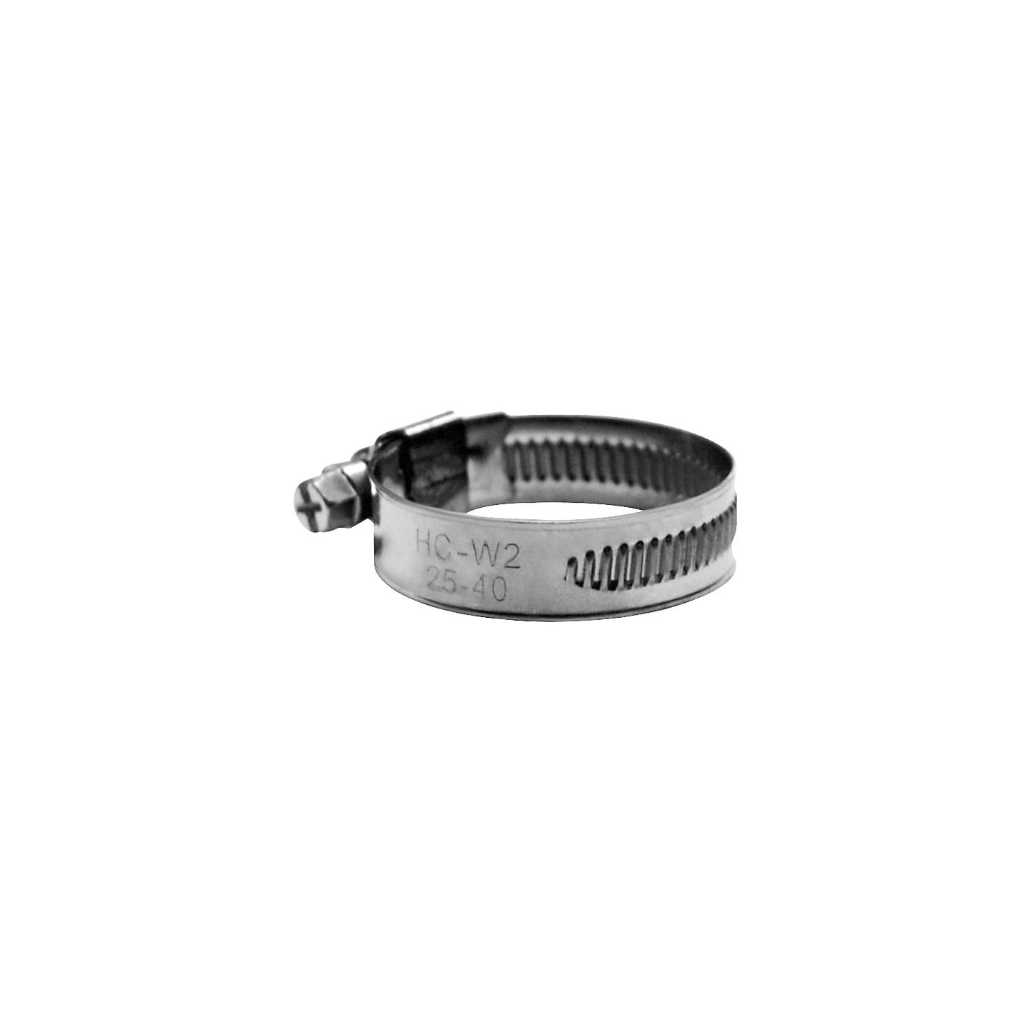 Hose clamp, stainless steel, pack of 20, suitable for 1 1/4'' hoses.