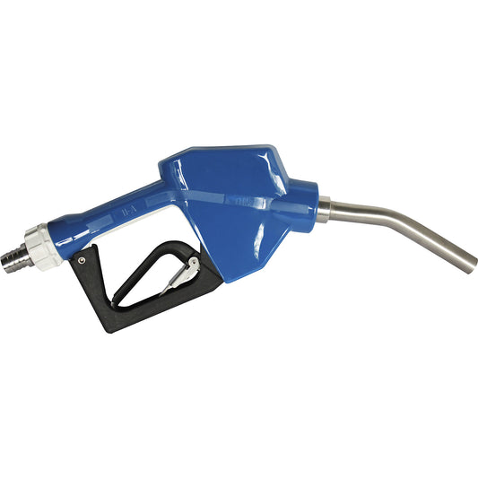 Automatic pump pistol for AdBlue, stainless steel, for trucks, with 1'' hose connection.