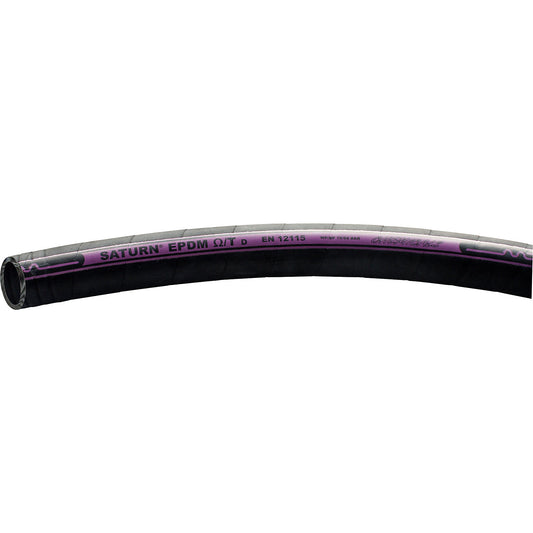 Universal chemical and solvent hose, EPDM, per metre, conductive 1/2''.