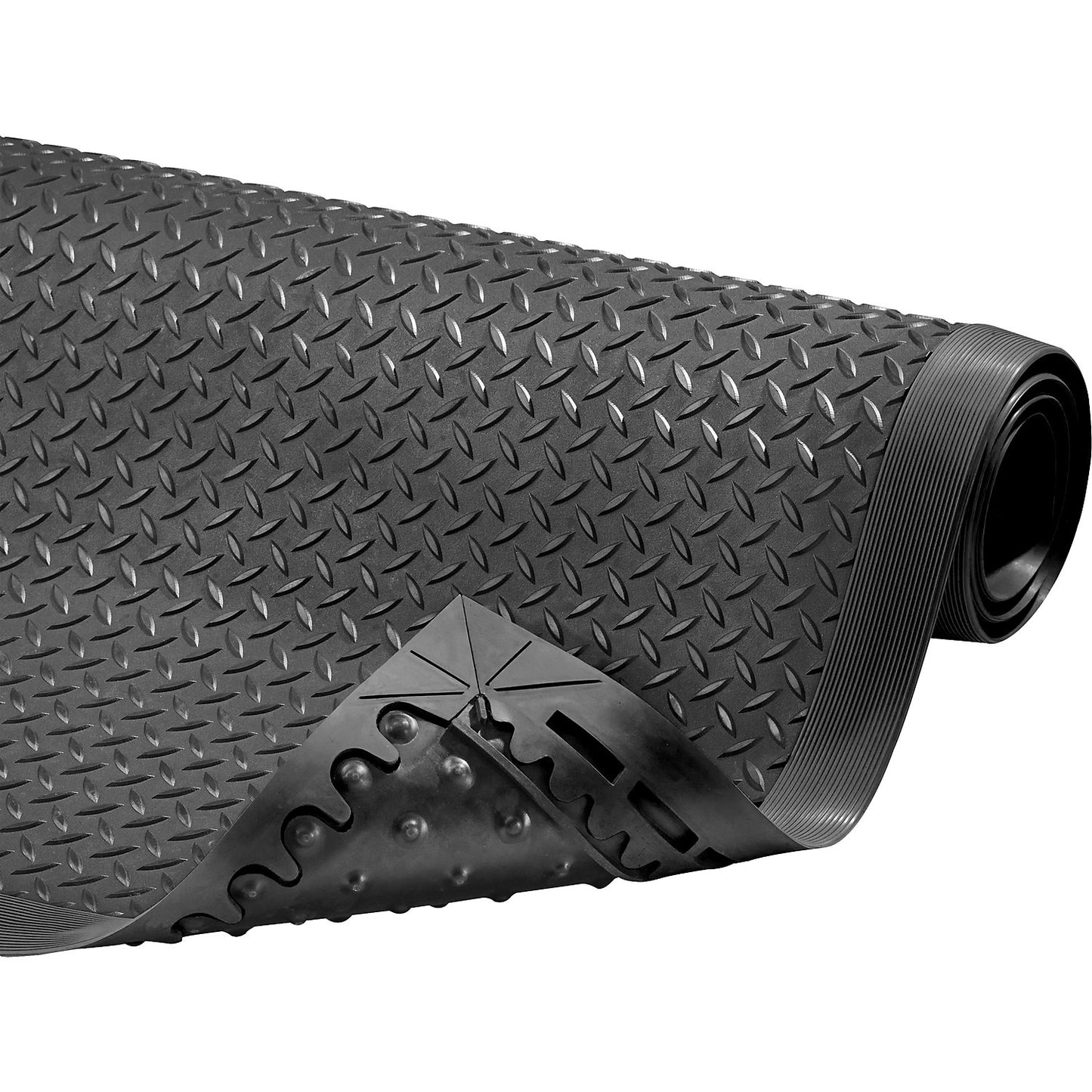 Cushion Flex® anti-fatigue matting, LxW 2100 x 910 mm, black.
