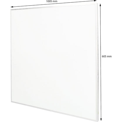 Infrared panel heater, with thermostat, 580 W, for room sizes up to 7 m².