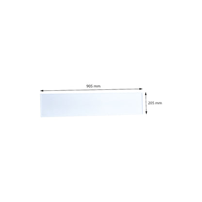 Infrared panel heater, with thermostat, 160 W, for room sizes up to 3 m².
