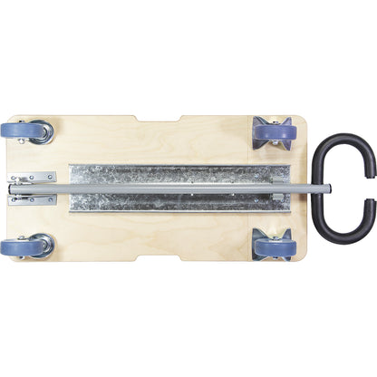 STAR CARRIER EXTENDABLE transport dolly, LxW 1010 x 370 mm, max. load 200 kg.
