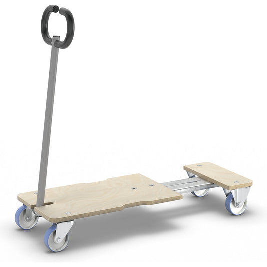 STAR CARRIER EXTENDABLE transport dolly, LxW 1010 x 370 mm, max. load 200 kg.