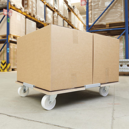 BARRERA transport dolly, MM 1379, LxW 800 x 600 mm, max. load 400 kg.