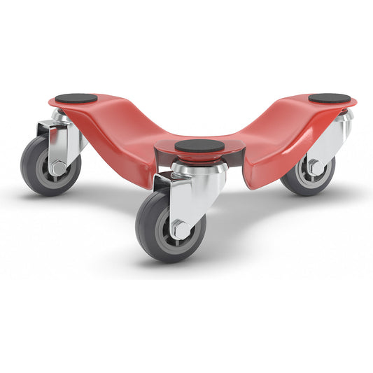 Furniture dolly, MM 1196, LxW 250 x 250 mm, pack of 4, max. load 100 kg.