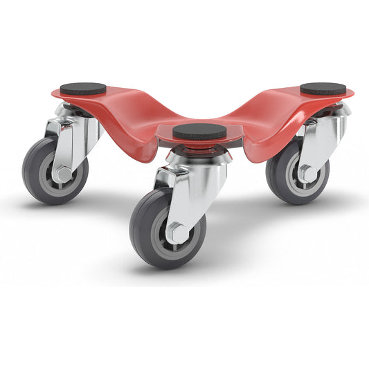 Furniture dolly, MM 1193, LxW 160 x 160 mm, pack of 4, max. load 60 kg.