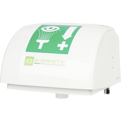 PremiumLine eye/face shower, with collection basin and cover, white.