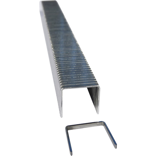 Staples for hand tackers with open stapling, pack of 20000, 10 mm leg length.