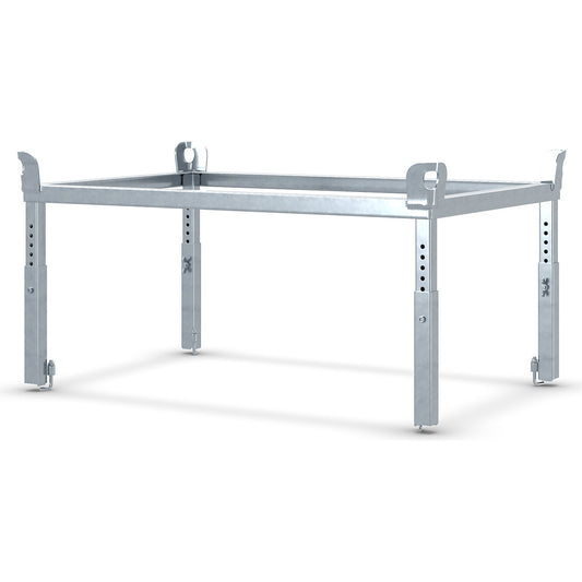 Collar for pallet dolly, height adjustable, zinc plated.
