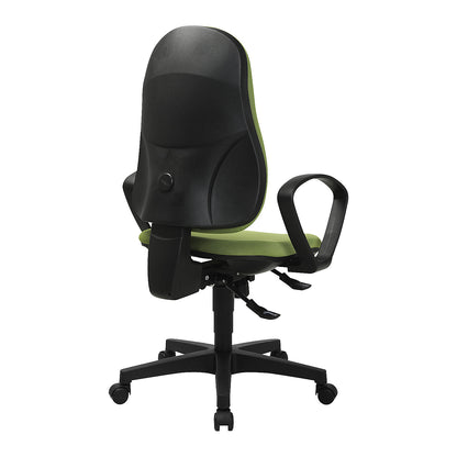 SUPPORT SY ergonomic swivel chair, with arm rests, synchronous mechanism, sage.