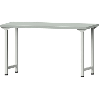 Workbench, Series V frame construction, standard model, W x D 1500 x 700 mm, sheet steel covered worktop.