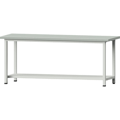 Workbench, Series V frame construction, standard model, W x D 2000 x 700 mm, sheet steel covered worktop.
