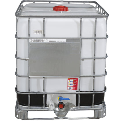 RECOBULK IBC container, capacity 1000 l, on steel frame pallet, NW opening 150 mm / NW outlet 50 mm.