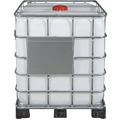 RECOBULK IBC container, UN approval, capacity 1000 l, on PE pallet, NW opening 150 mm / NW outlet 50 mm.