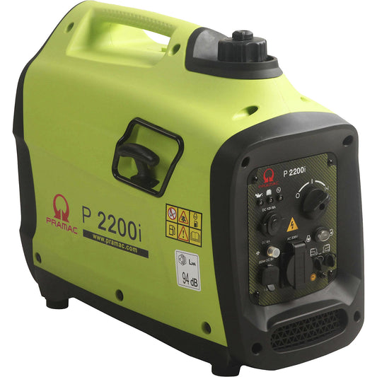 Inverter power generator, P 2200i, petrol, 230 V, max. output 2100 W, 1.9 kW.