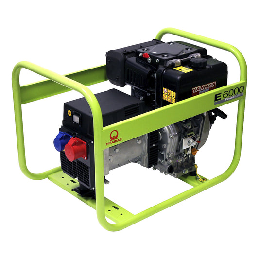 E series power generator, diesel, 400/230 V, E 6000 - diesel, 230 / 400 V, 3.2 / 4.5 kW.