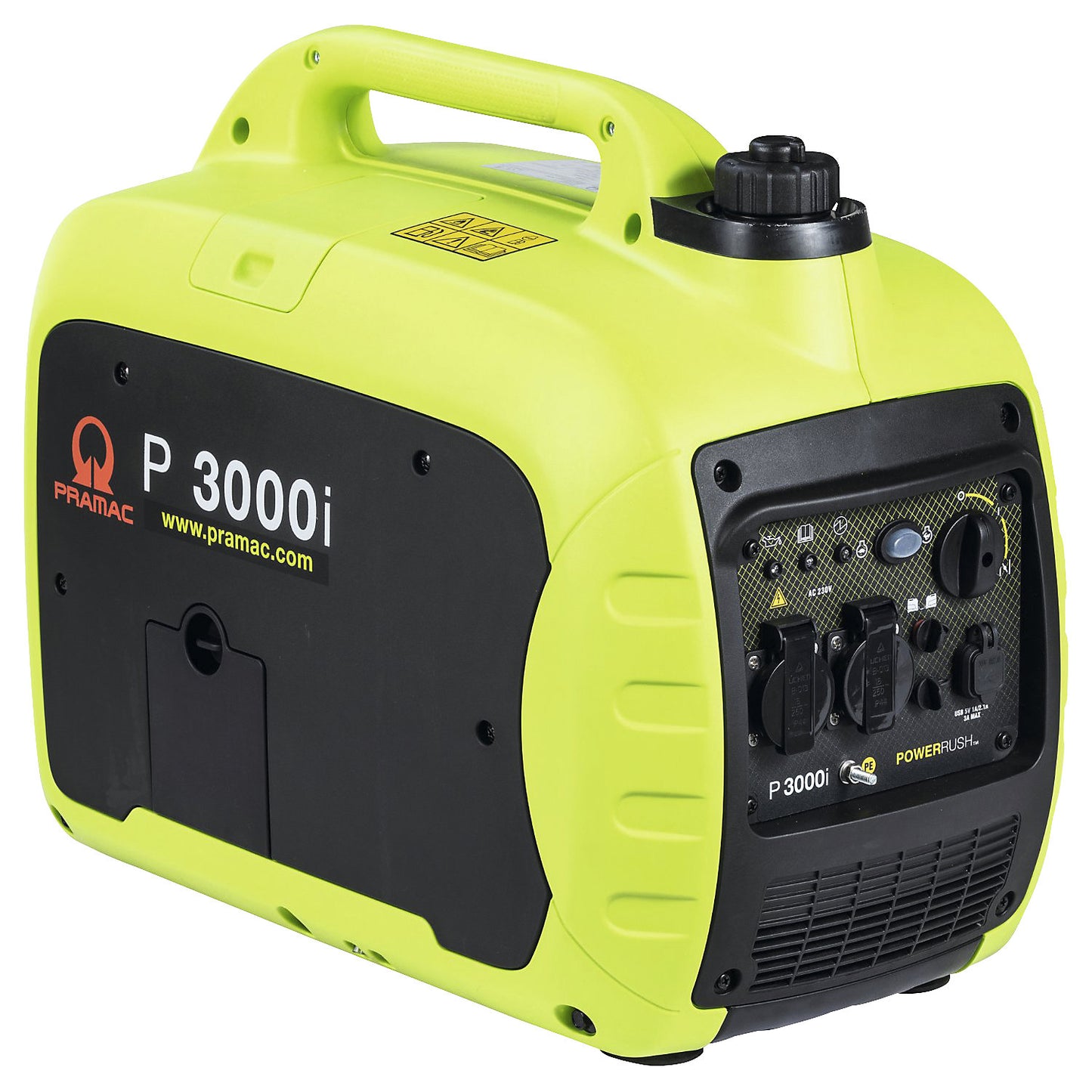 Inverter power generator, P 3000i, petrol, 230 V, max. output 2500 W, 2.3 kW.