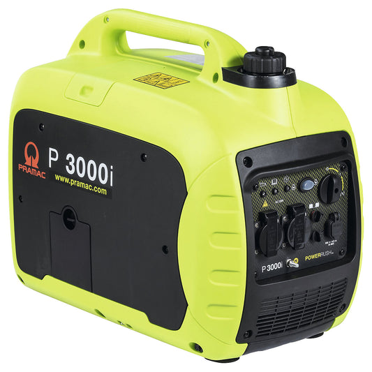 Inverter power generator, P 3000i, petrol, 230 V, max. output 2500 W, 2.3 kW.