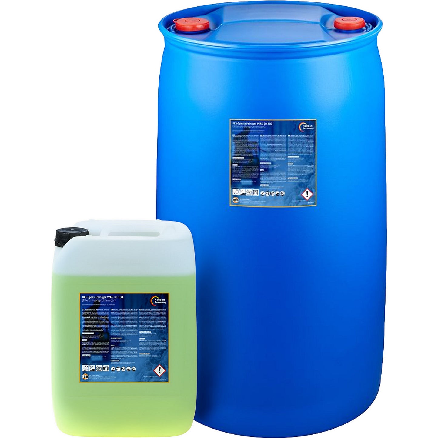 WAS 30.100 high pressure/pre-spray cleaning agent, pH value 13.5, contents 200 l.