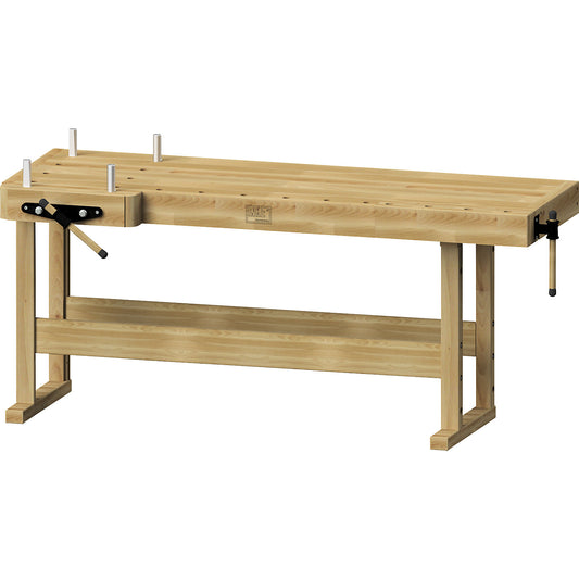 Professional planing bench, heavy-duty model, HxWxD 900 x 2080 x 850 mm.