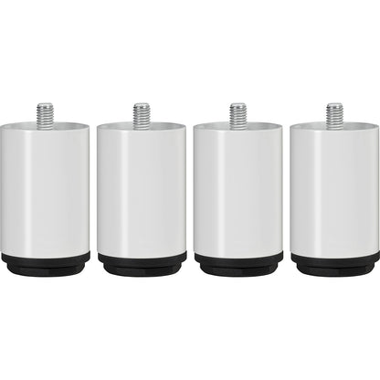 Set of uprights, with adjustable glides, height 75 mm.