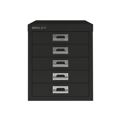 MultiDrawer™ 39 series, A4, 5 drawers, black.